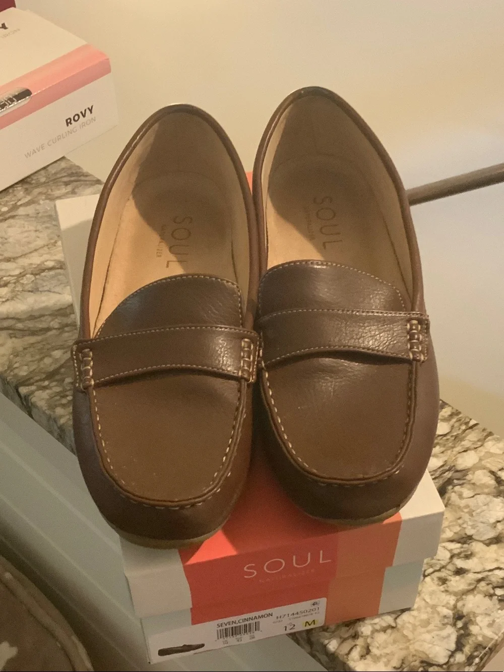 SOUL Naturalizer Cognac Brown Penny Loafers